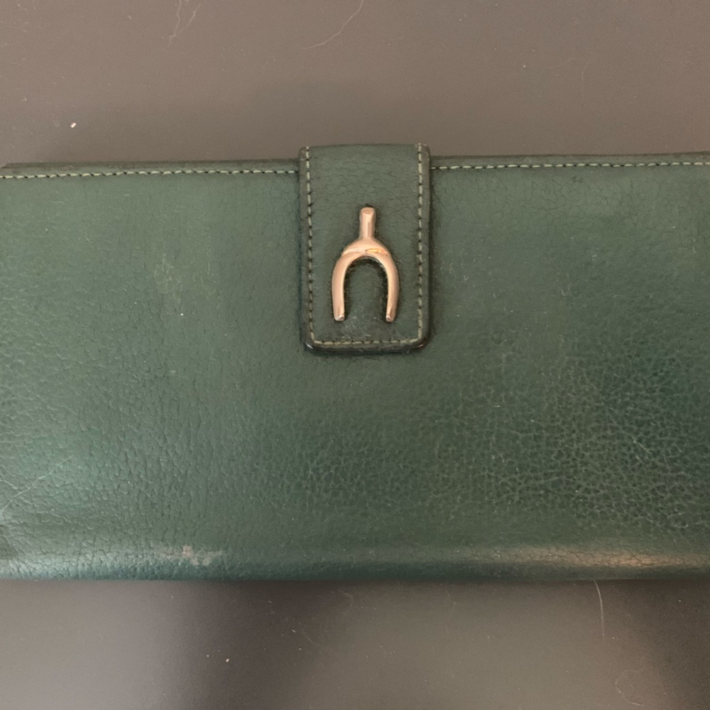 Vintage Gucci Hunter Green Wallet